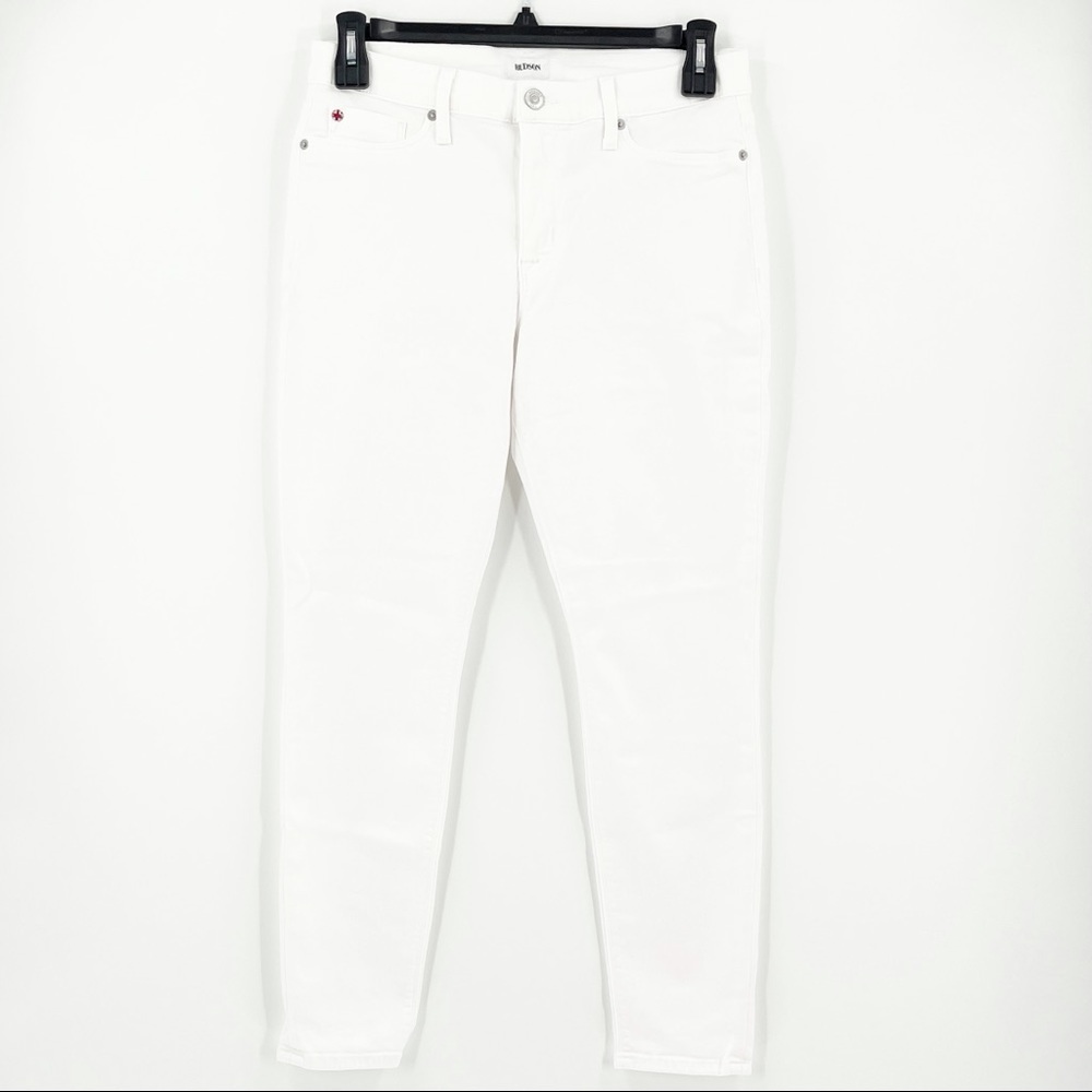 Hudson Jeans Collin White Skinny Leg Jean